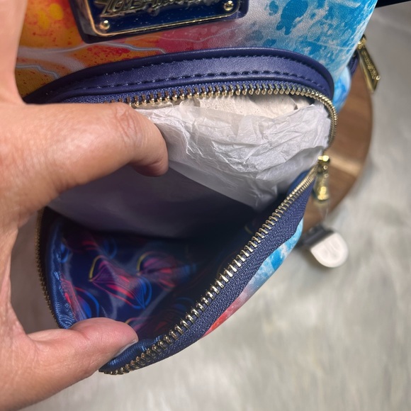 Loungefly Marvel Thor: Love and Thunder Mighty Thor and Thor Mini Backpack NWT - Picture 5 of 10